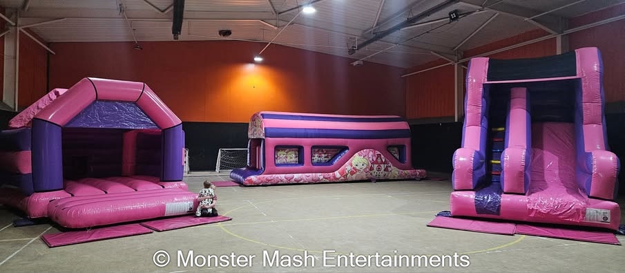 Bouncy Castle Slide Funrun (Princess) - Bouncy Castle Hire in Doncaster ...
